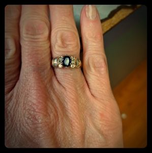 Sapphire/Diamond Ring